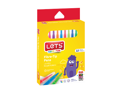 Fibre-Tip Pens (12 Colors)